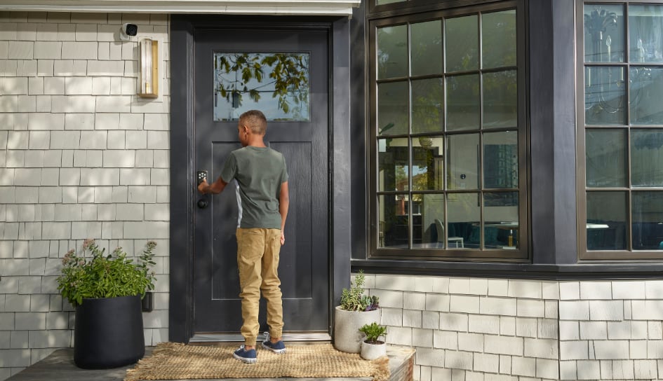 Vivint Smart Lock on home in Amarillo